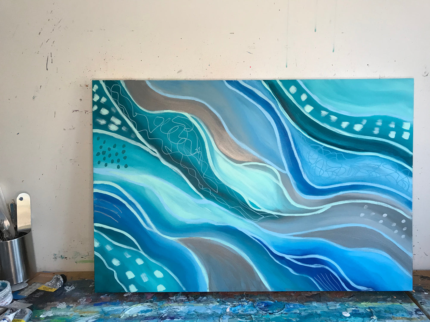 Divide - Original Abstract Painting