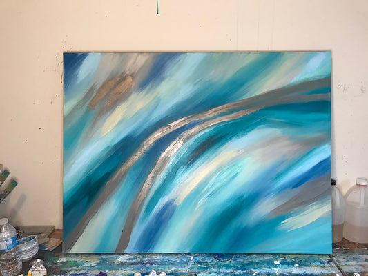 Finding Balance - Original Abstract Painting