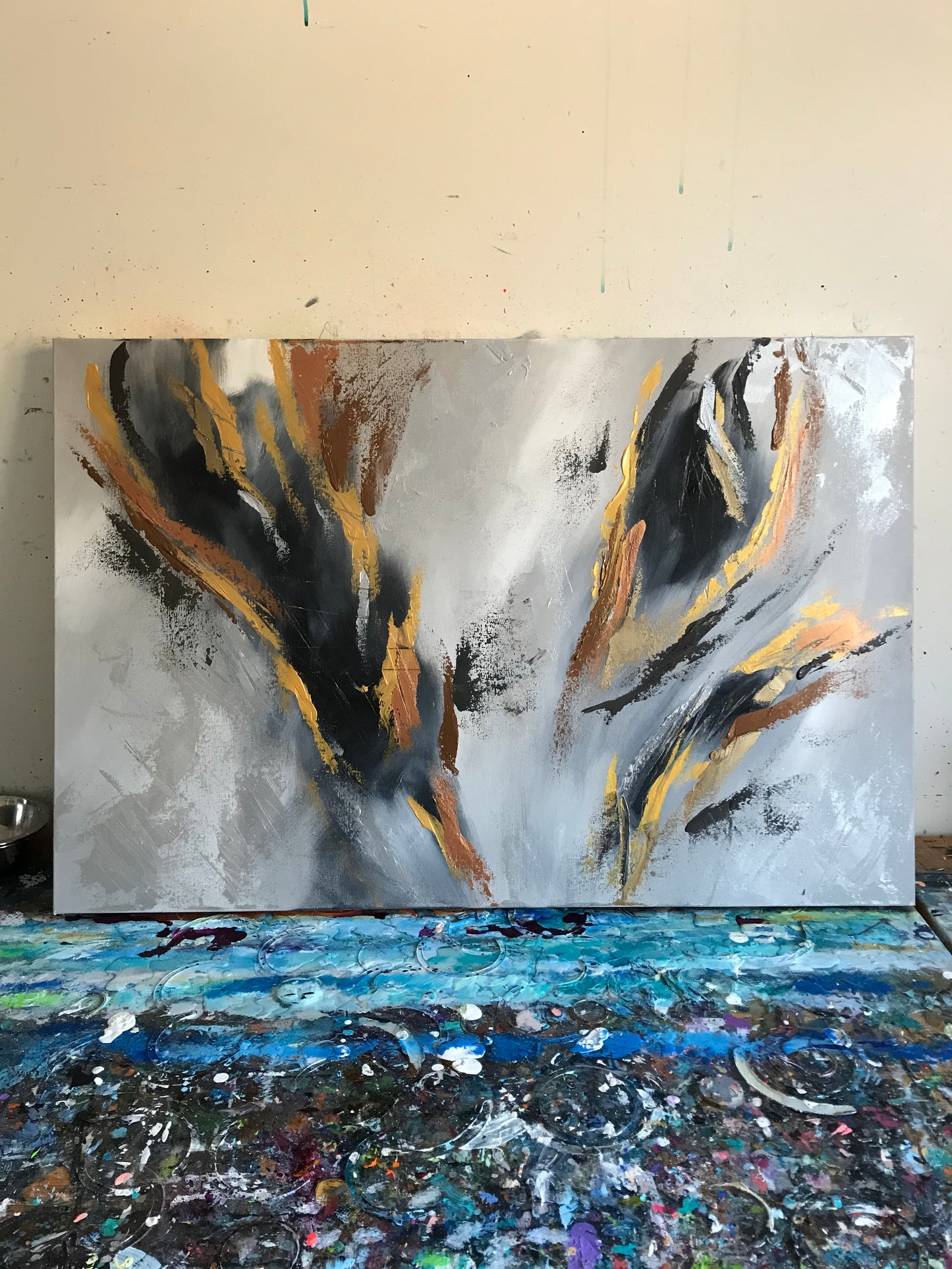 Spark- Original Abstract Painting